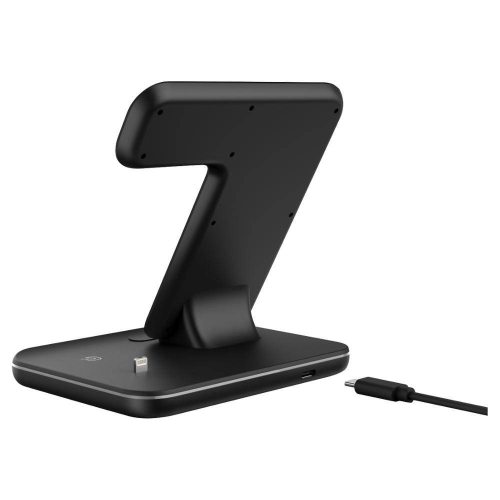 Compatible Mobile Phone Watch Earphone Wireless Charger 3 In 1 Wireless Charger Stand - Mubimart