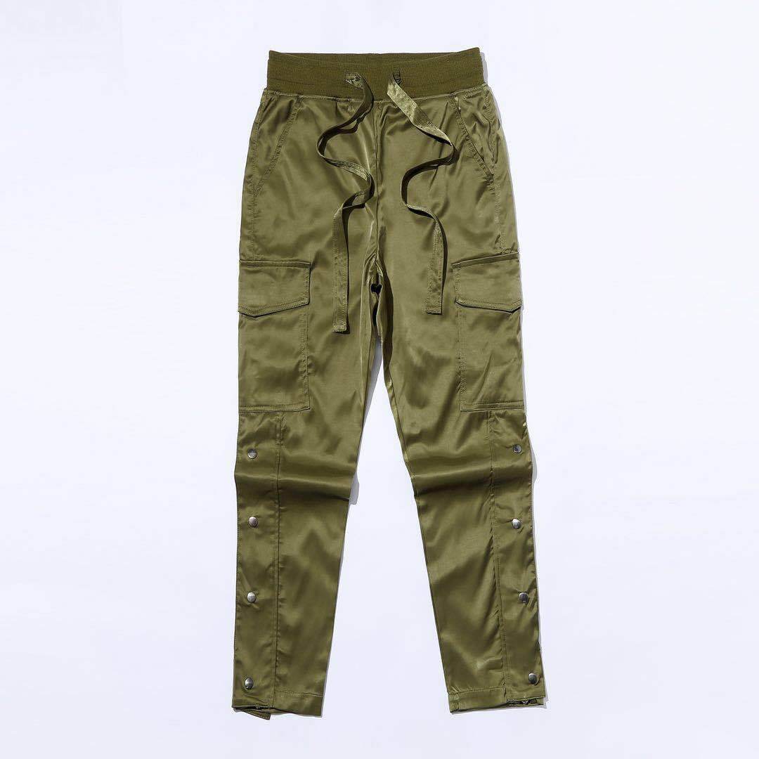 Men's Velcro Buttoned Cargo Pants - Mubimart