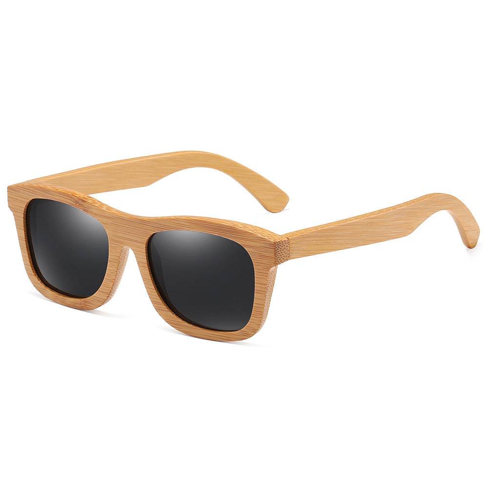 Polarized wooden sunglasses - Mubimart