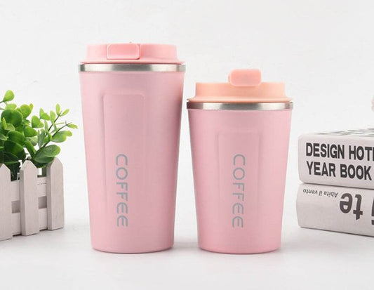 Travel Office Car Stainless Steel Thermal Vacuum Coffee Mug - Mubimart