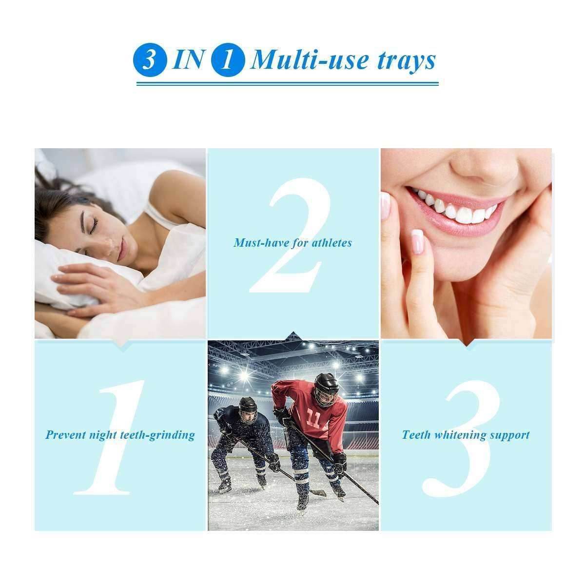 EVA Teeth Protector Night Guard Mouth Trays For - Mubimart