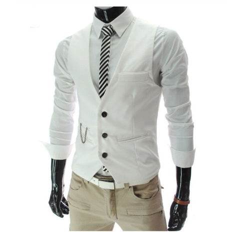 Suit vest male suit vest - Mubimart