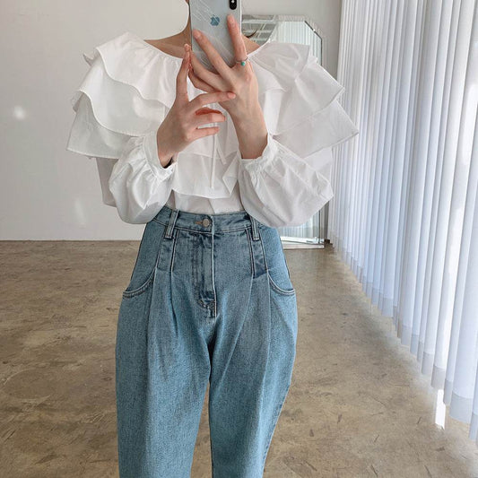 Fashion Personalized Straight Jeans For Women - Mubimart