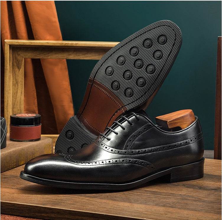 Men's Business Suits Oxford Brogue Shoes - Mubimart