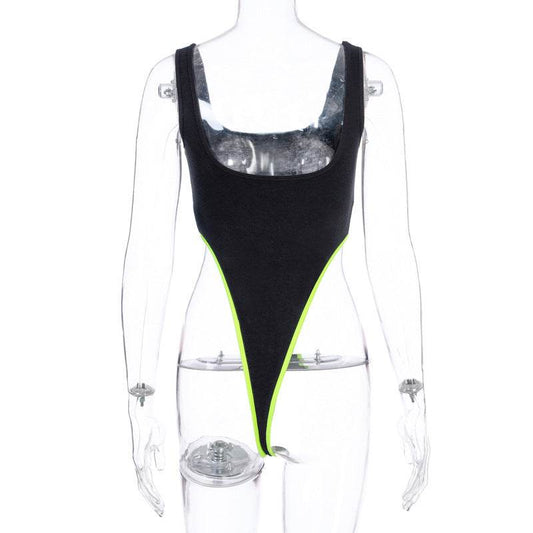 Women's sexy shapewear bodysuit with backless straps - Mubimart