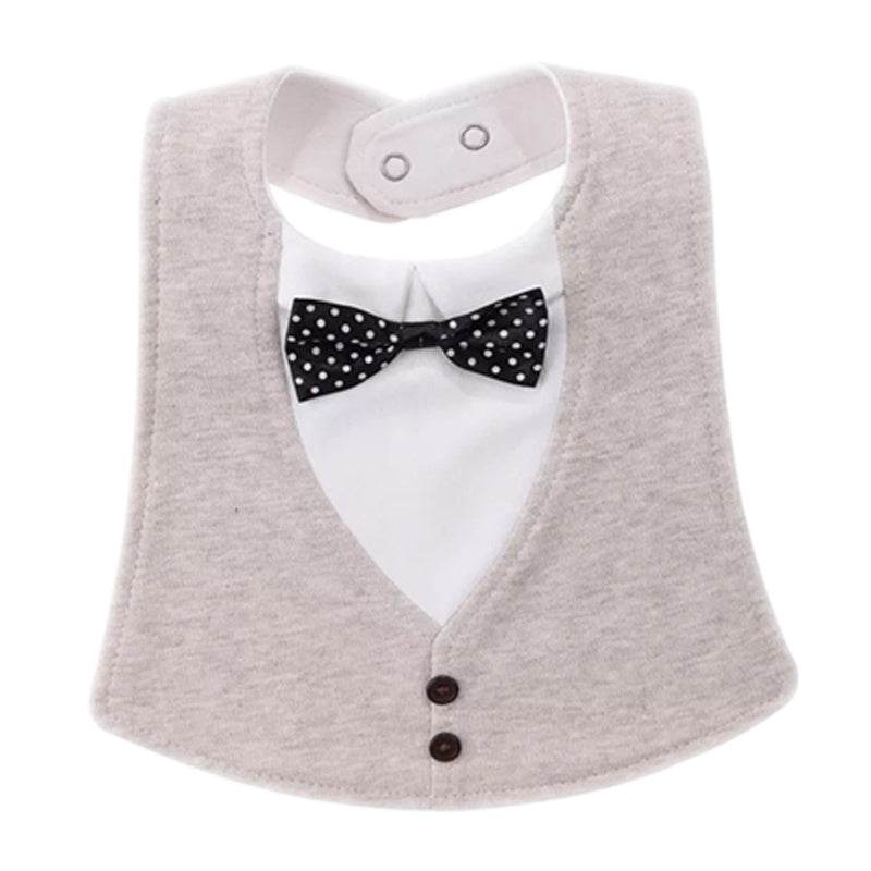 Gentleman Style Bibs Waterproof Baby Bib Novelty Burp Cloths Adjustable Newborn Toddler Infant Accessories - Mubimart