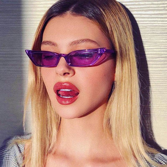 ARTORIGIN Narrow Sexy Cat Eye Sunglasses Women Small Size Candy Color Sun Glasses lunette de soleil femme gafas sol AT9255 - Mubimart
