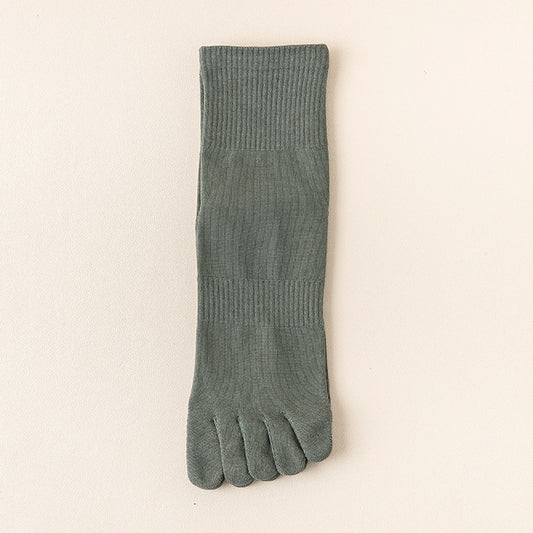 Sweat Absorbing Japanese Solid Five Toe Socks
