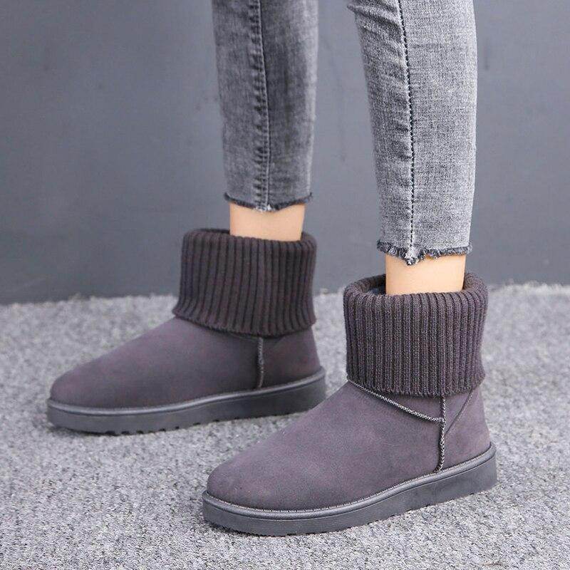 Woolen snow boots - Mubimart