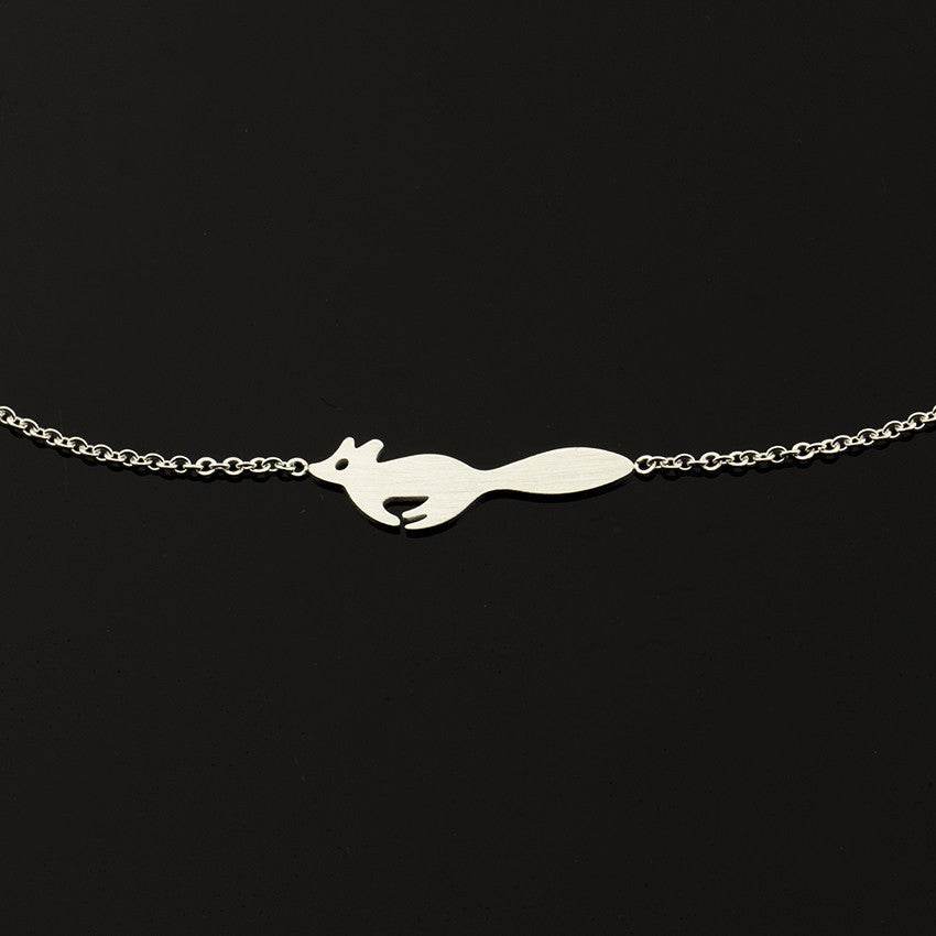 Running Fox Charm Bracelet - Mubimart