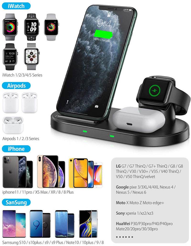 Multifunctional wireless charger - Mubimart