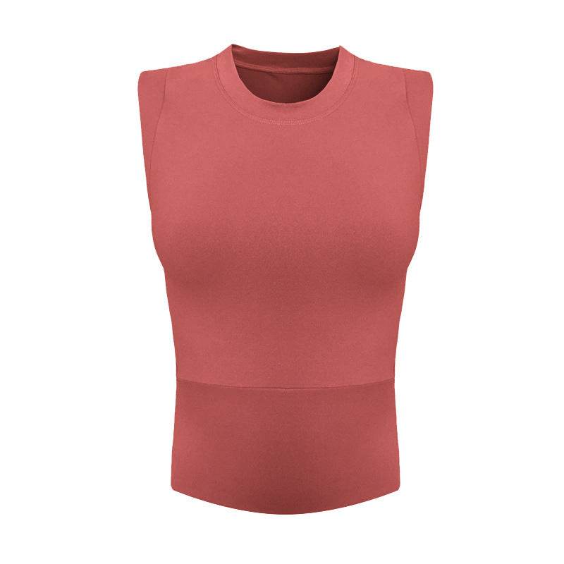Summer Tank Tops Quick Dry Yoga Top Femme Fitness Singlet Workout - Mubimart