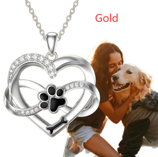 Creative Animal Paw Print Personalized All-match Necklace