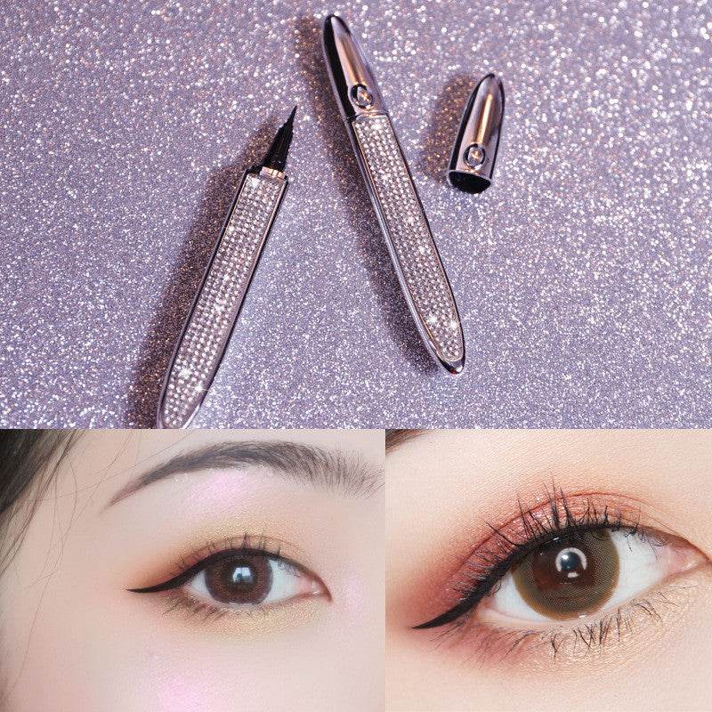 Magic Lashes Self-adhesive Liquid Eyeliner Pen Glue-free Magnetic-free Makeup Eyelashes Tools Waterproof Eye Liner Pencil - Mubimart