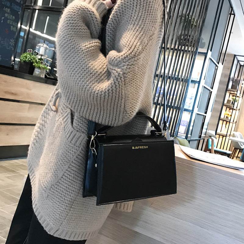 Texture small bag women wild crossbody - Mubimart