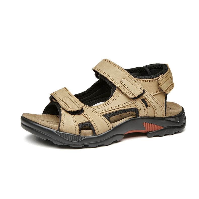 Outdoor Sandals Beach Leather Roman Sandals - Mubimart
