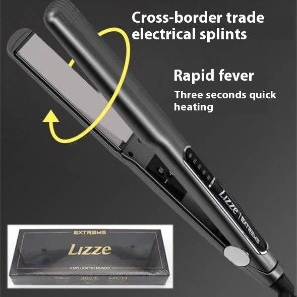 Hair Salon Professional Hair Straightener Electric Hair Straightener Fluffy Hair Curler - Mubimart