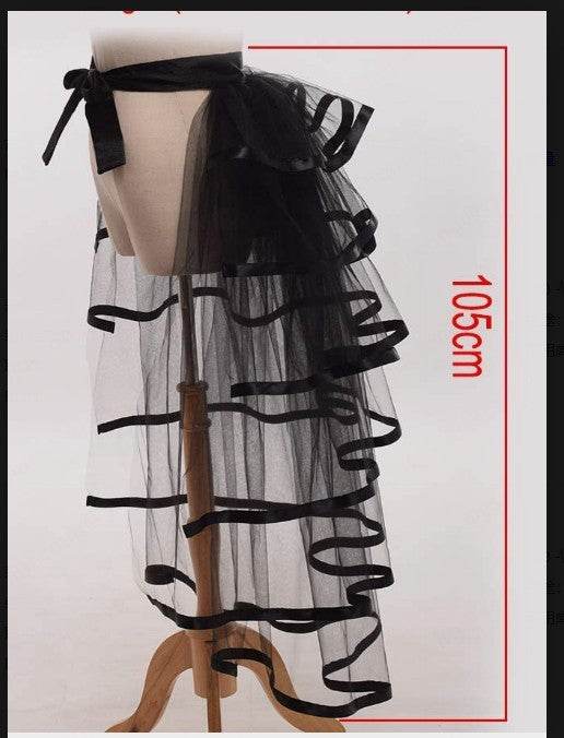 Stage Performance Game Dress Up Lace-up Pettiskirt Half-page Skirt Multi-color Free Size Lingerie - Mubimart