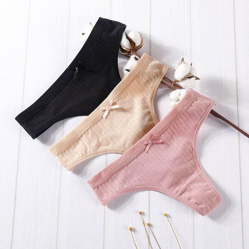 Women's cotton thong - Mubimart