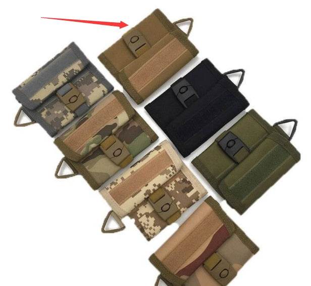 Velcro Shortcut Camouflage Wallet - Mubimart