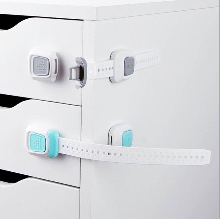 Multi-function two-button cabinet door lock - Mubimart