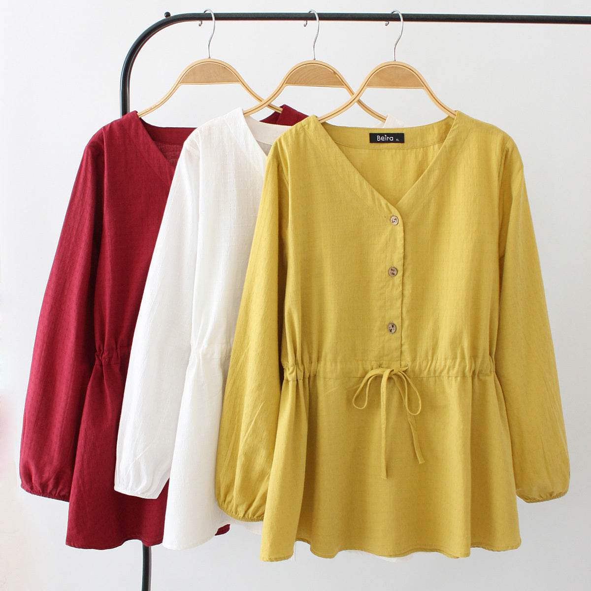 Plus size women's autumn new pullover - Mubimart