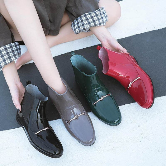 Women's Solid Color Low-top Water Shoes - Mubimart