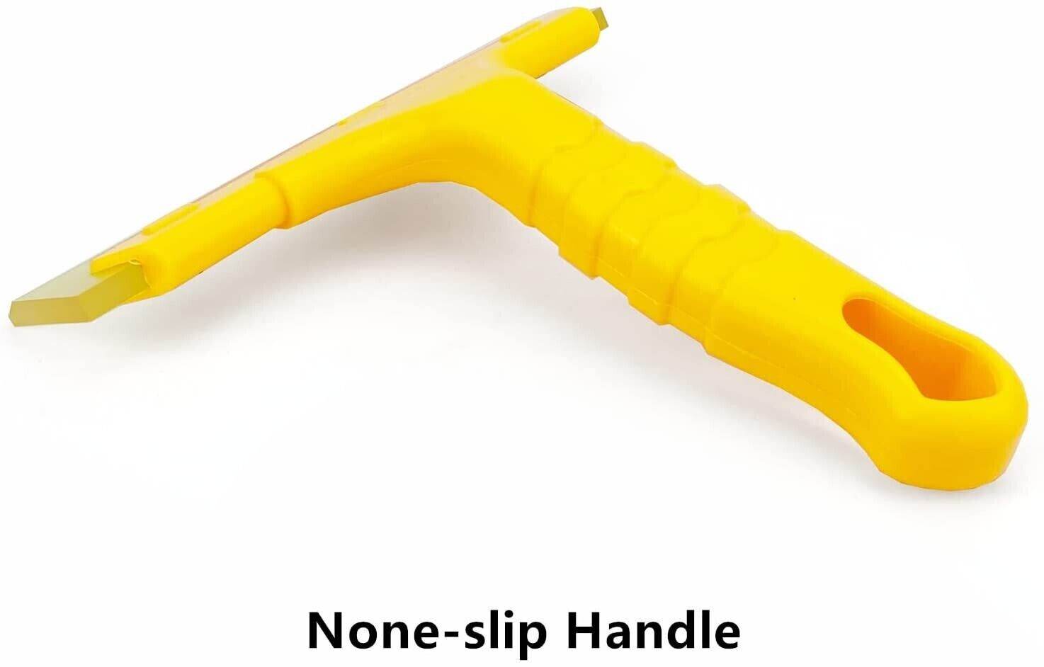 2X Window Squeegee Shower Cleaner Car Home Glass Wash Water Wiper Silicone Blade - Mubimart