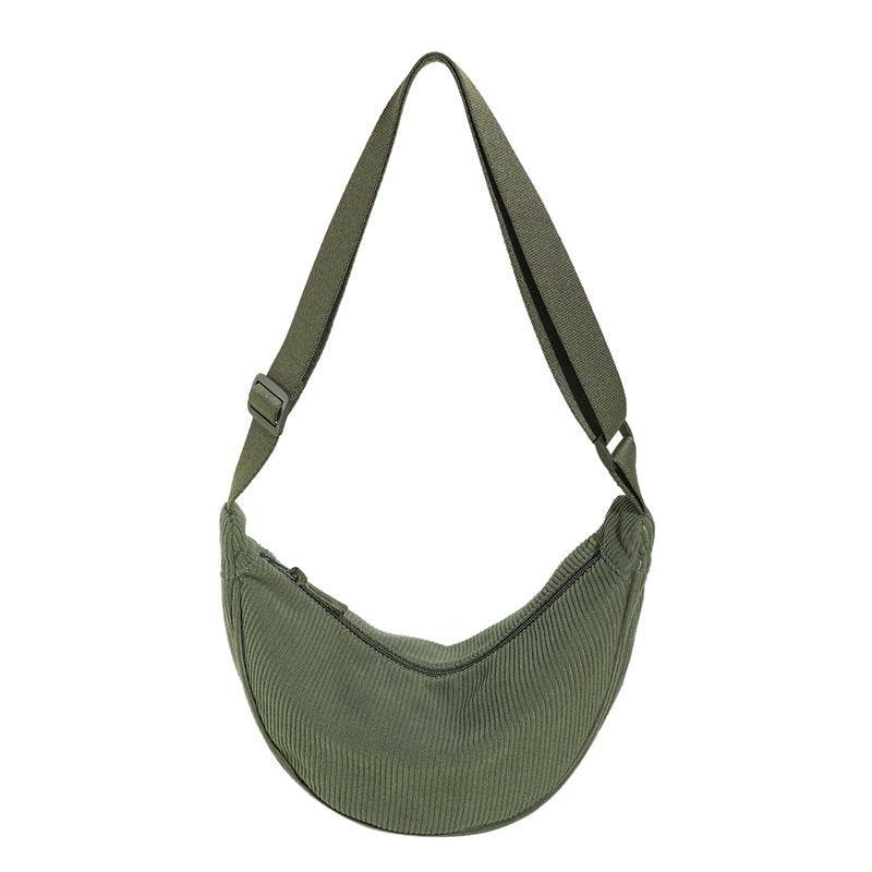 Lightweight Small Satchel Underarm Bag Shoulder Canvas Bag - Mubimart