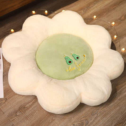 Fruit Flower Pillow Cushion Floor Chair Mat - Mubimart