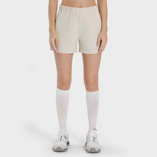 Leisure Sports Fitness Yoga Shorts Women - Mubimart