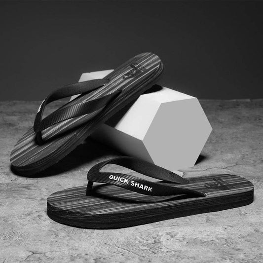 Flip Flops Men's Non-slip Flip-flop Beach Slippers - Mubimart