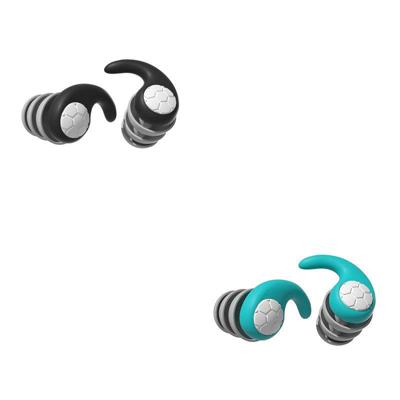 Sleeping And Swimming Waterproof Three-layer Silent Silicone Soundproof And Noise-reducing Earplug - Mubimart