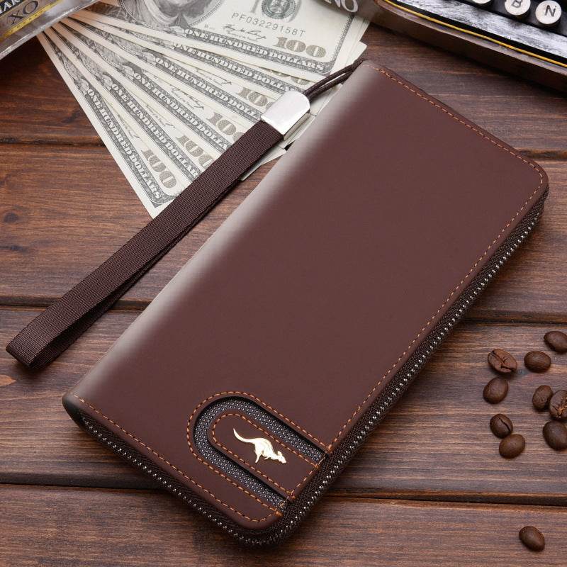 New Men's Wallet Long Zipper - Mubimart