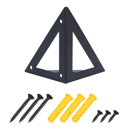 Floating Shelf Bracket Wall-mounted, Antique Wood Wall-mounted Shelf - Mubimart