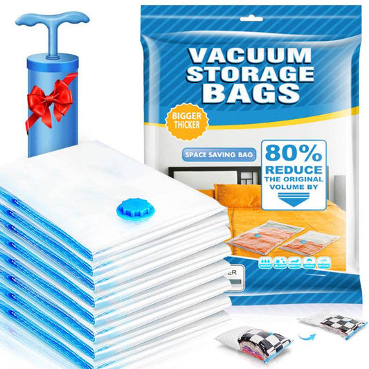 Vacuum Bag Storage W Valve Home Organizer Bag Fold - Mubimart