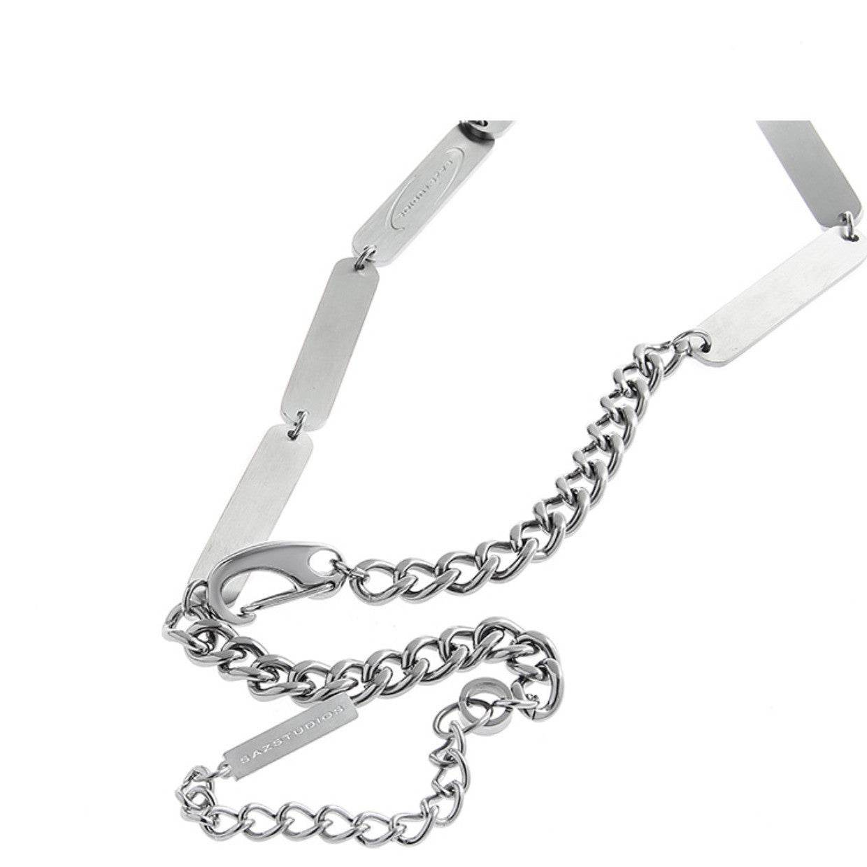 Metal Splicing Necklace For Men - Mubimart