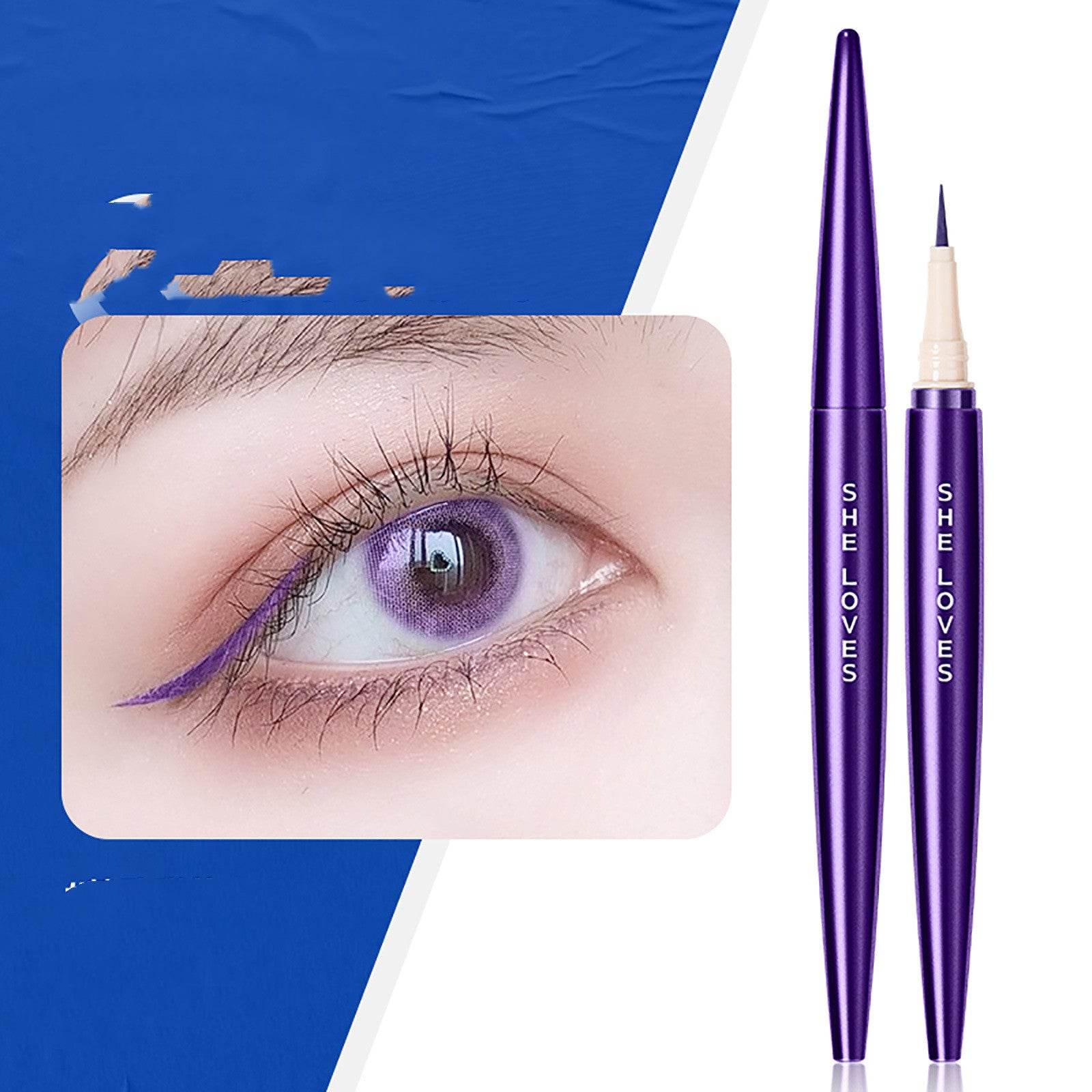 Liquid Eyeliner Pencil In Black Brown Extra Fine Lower Lashes - Mubimart