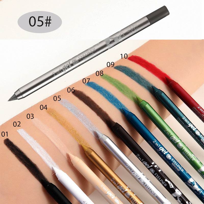 Long Lasting Eyeliner Pen Color Pigment Waterproof Gel Eyeliner Makeup - Mubimart