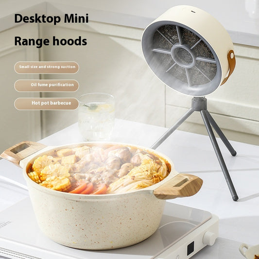 Household Portable Desktop Large Wind Power Small Range Hood