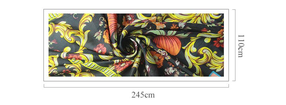 Sunscreen Shawl Ethnic Travel Oversized Shawl - Mubimart