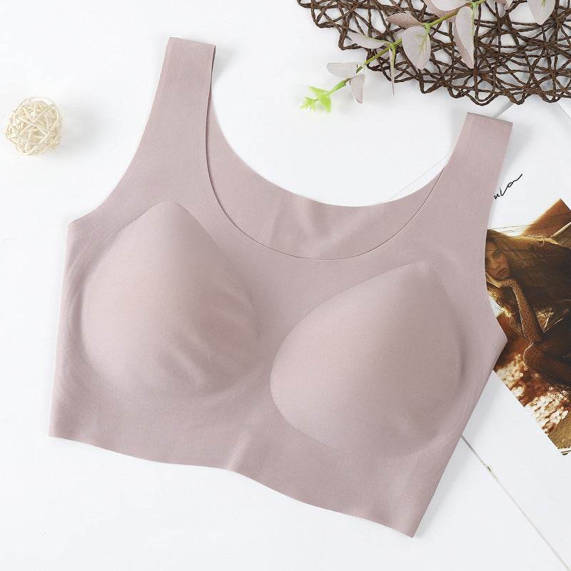 Ladies Push Up Vest Maternity Latex Bra - Mubimart