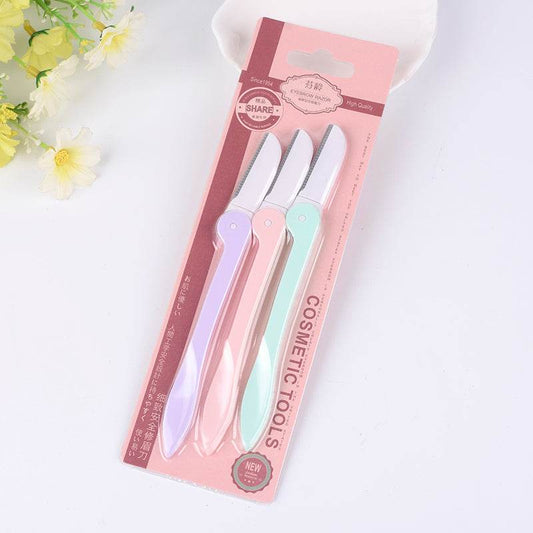 3 Pcs Professional Eyebrow Razor - Mubimart