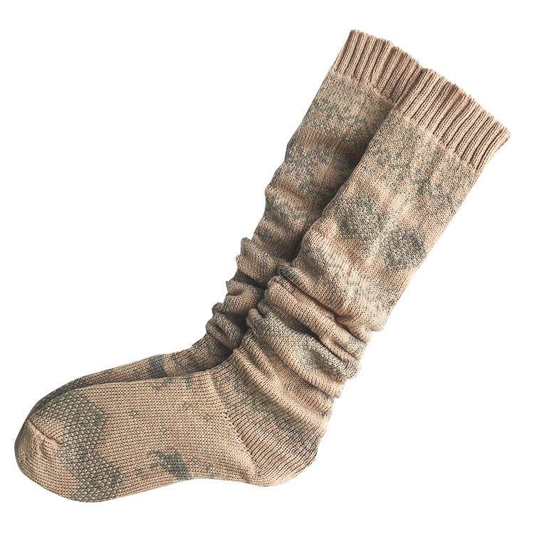 Christmas moose over knee socks - Mubimart