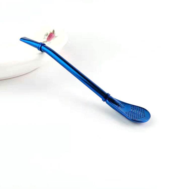 304 Stainless Steel Residue Filter Straws Spoon - Mubimart