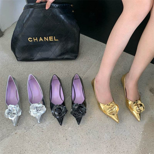 Women's Low Heel Pumps Fashion Shoes - Mubimart