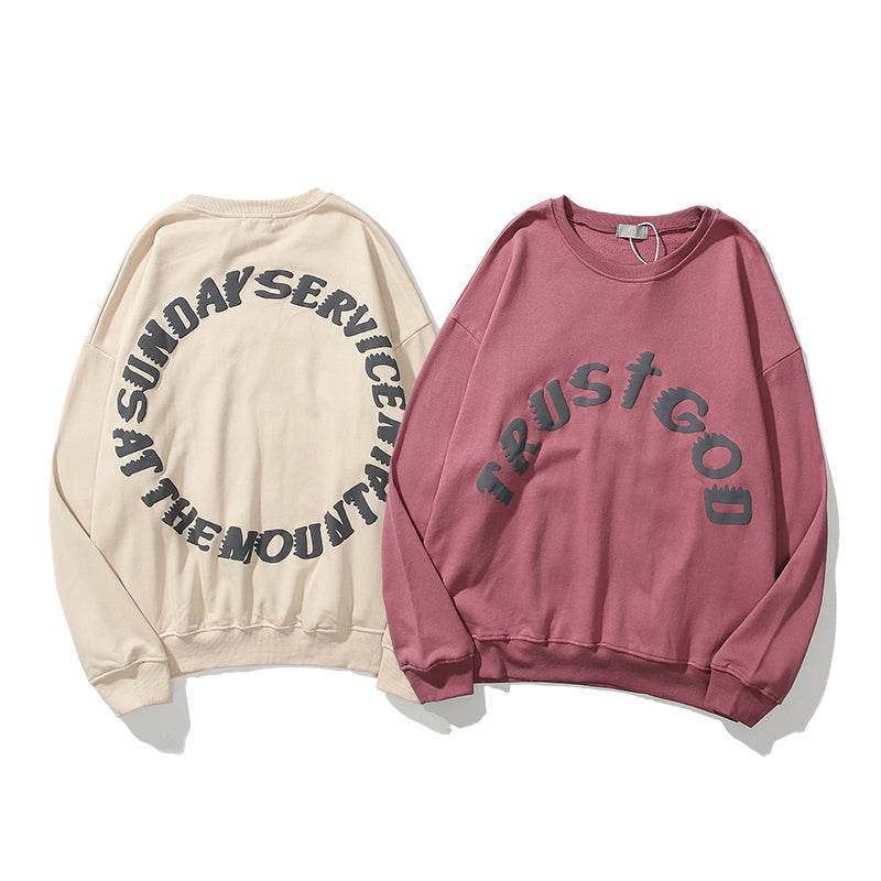Round collar hoodies - Mubimart