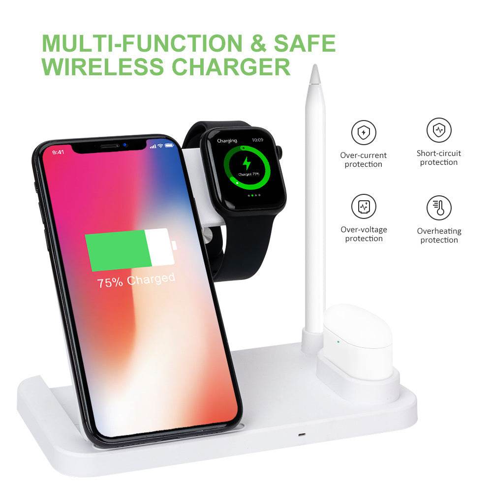 Four-in-one wireless charger - Mubimart