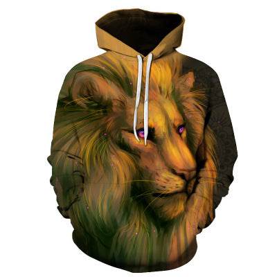 Wolf Printed Hoodies Men 3D Sweatshirt - Mubimart