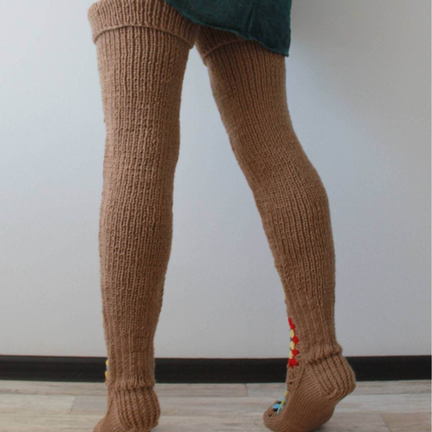 Women's Slimming High Knee Long Socks - Mubimart